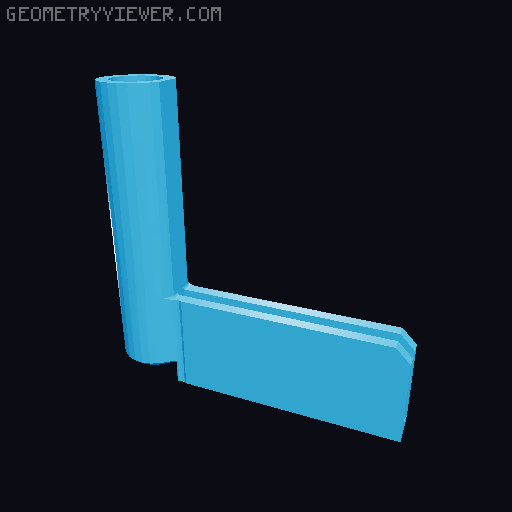 Lack Enclosure Parts for 2.5mm Plexiglass 3D model thumbnail