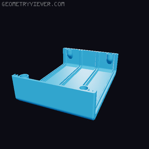 Bento Box 2.1 combination HEPA and activated carbon filter (6x3mm vertical pull orientation) 3D model thumbnail