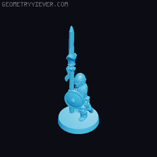 Ringlo Vale Warriors 10mm Scale 3D model thumbnail
