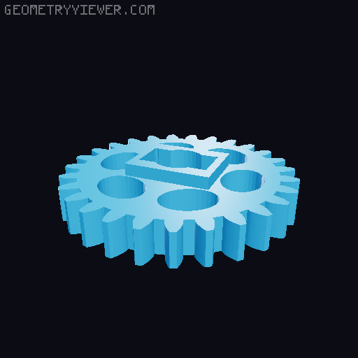 Manual 2 speed gearbox experiment 3D model thumbnail