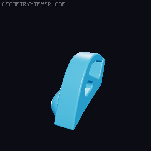 Seatbelt guide for Miata NC1 3D model thumbnail