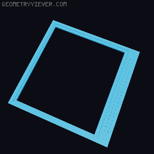 Lid for 6 Gallon Cube Imagitarium Tank 3D model thumbnail