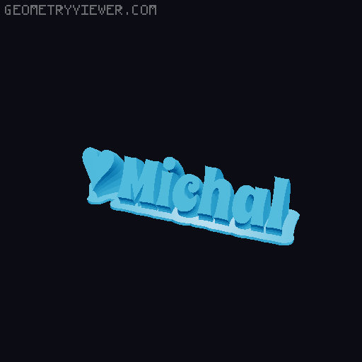 Valentine sculpture 3D model thumbnail