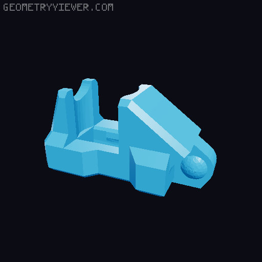 Magnetic 200% feet & hands 8mm by 2mm for dummy 13 3D model thumbnail
