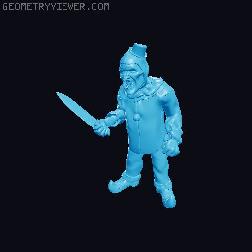 clown plus un serial  3D model thumbnail
