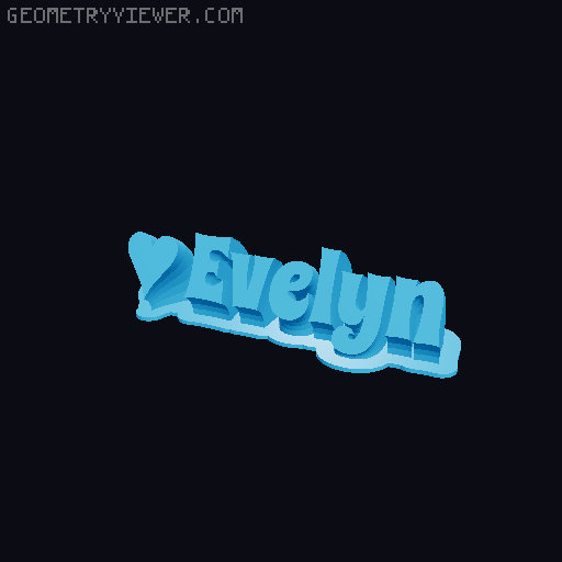 Valentine sculpture 3D model thumbnail