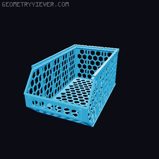 Stackable Basket Remix 3D model thumbnail