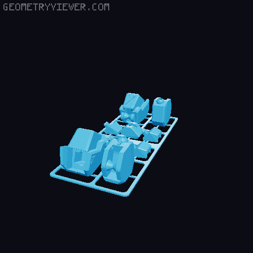 JR Mobile Suit – Civilian Use MS kit (Z Gundam Era Inspired) 3D model thumbnail