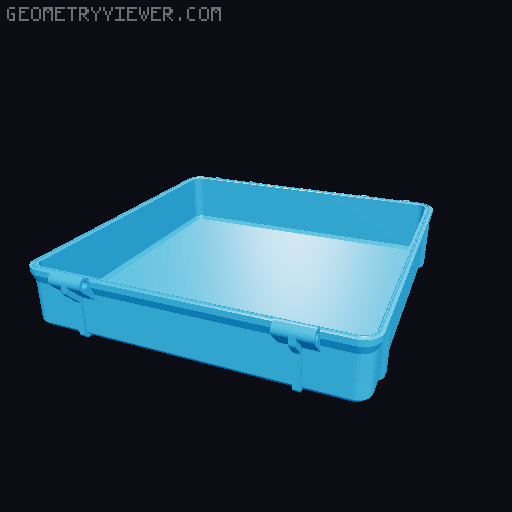 Sewing Thread Storage Box (Parameteric) 3D model thumbnail