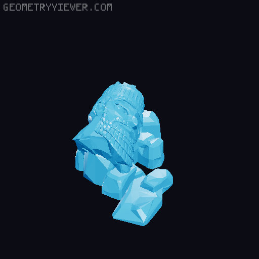 Bronze Age dungeon scatter 3D model thumbnail