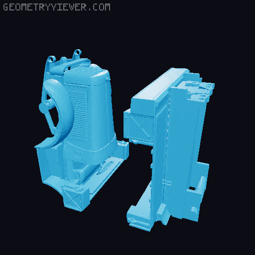 Citroen p19 AA twin hotchkiss 25mm 3D model thumbnail
