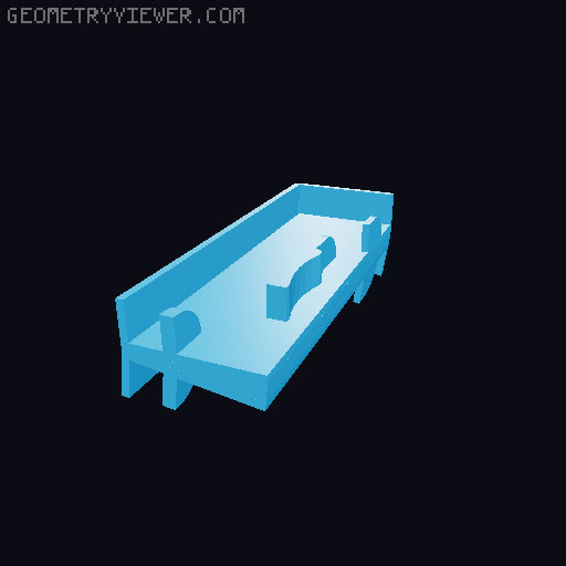 CanDo 58x19mm Plint Bits 3D model thumbnail