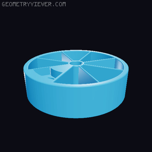 PILULIER SEMAINIER 3D model thumbnail