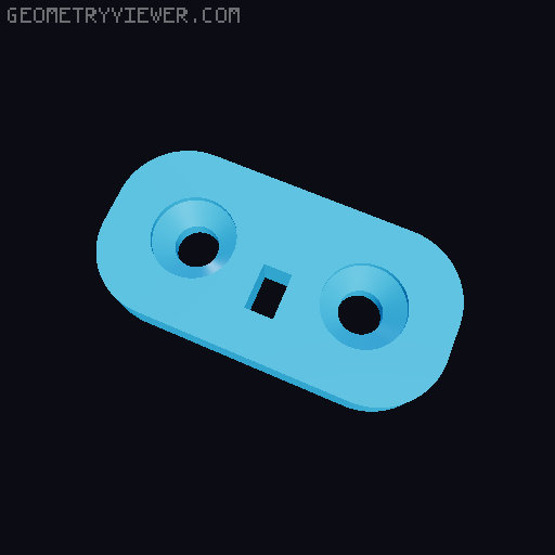 Comb with Hook 3D model thumbnail