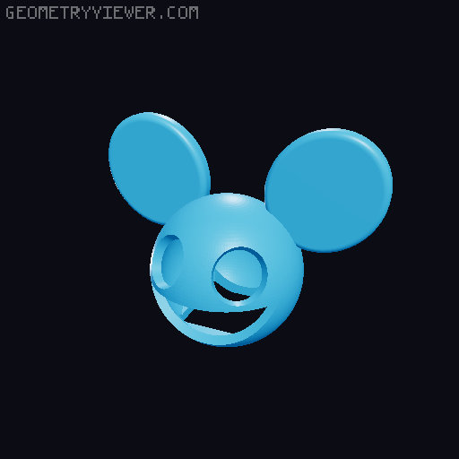MINI 13: Marshmello and Deadmau5 helmets 3D model thumbnail