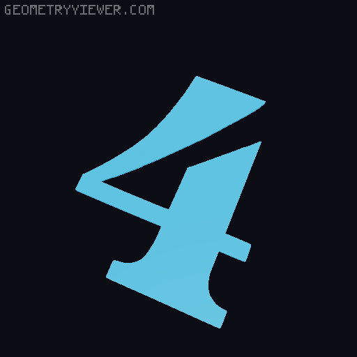 Music notes and symbols 3D model thumbnail
