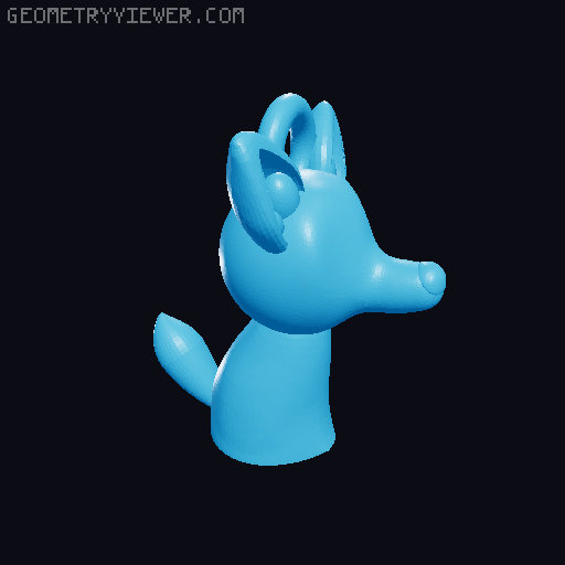 Tweesee keychain 3D model thumbnail