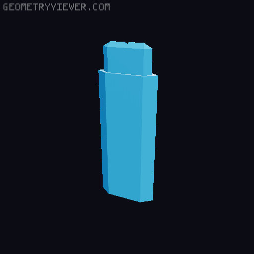 Legend of Zelda Master Sword Remix for 1/4", M3 or M6 Threaded Rod 3D model thumbnail