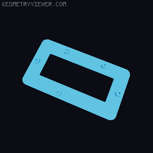 XY-Clock WiFi / Sinilink Clock 3D model thumbnail