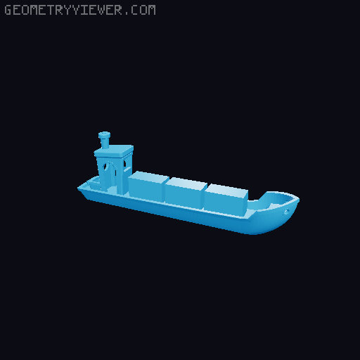 Cargo Benchy 3D model thumbnail