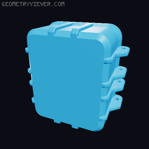 Rugged box remix 3D model thumbnail