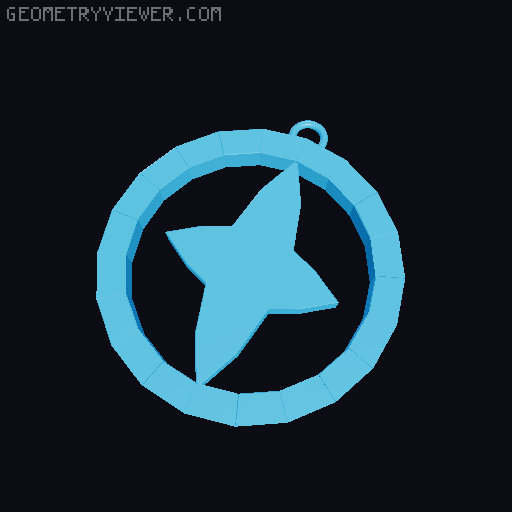 Pearl's Pendant (Splatoon 2 Octo Expansion) 3D model thumbnail