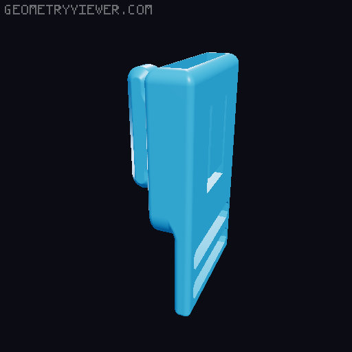 Nestable face shield based on Prusa RC2 3D model thumbnail