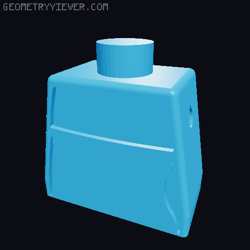 Marge Simpson Giant Minifig 3D model thumbnail