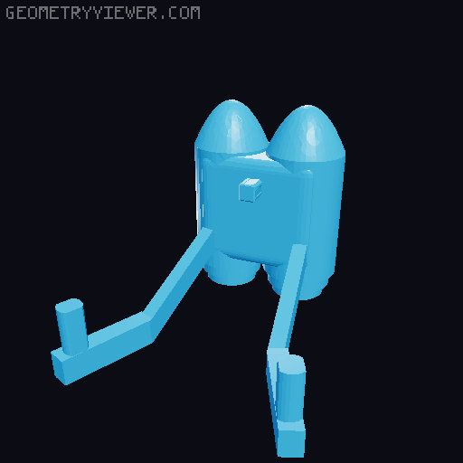 Jetpack for Dummy 13, No supports 3D model thumbnail