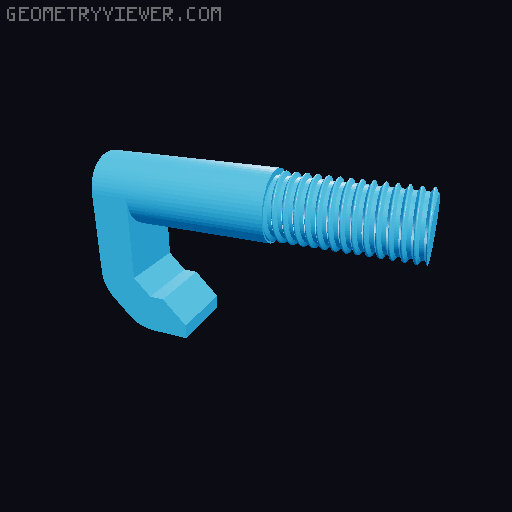 Ipad 7,8,9th Gen Car Hanger - Adjustable 3D model thumbnail