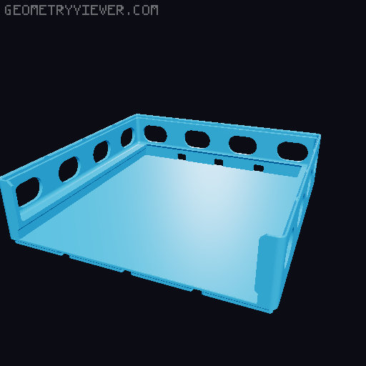 Gridfinity Breadboard Bins 3D model thumbnail