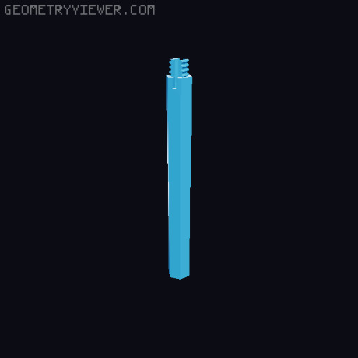 Adjustable Pencil Extender / Holder for Short Pencils (Upgraded) 3D model thumbnail