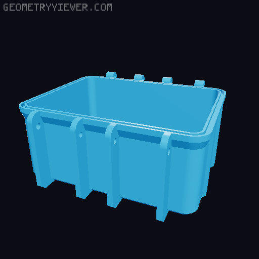 Star Realms Rugged Box Case 3D model thumbnail
