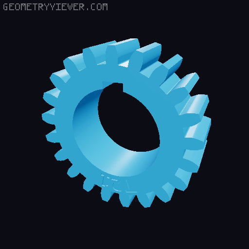 Myford Change Wheels 3D model thumbnail