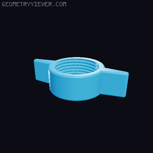 Backup Camera Vent and Mirror Mounts 3D model thumbnail