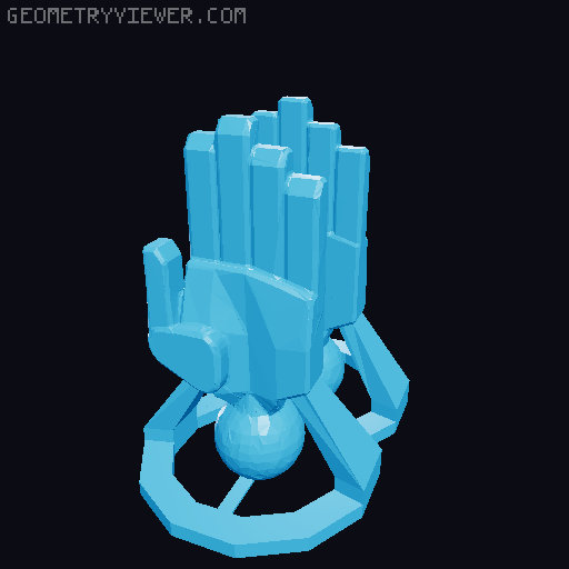 Lucky 13 Hands Compilation (with extra adhesion) 3D model thumbnail