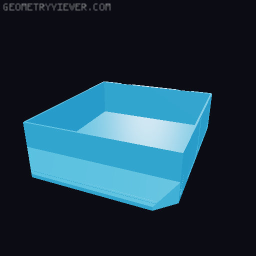 GEN2 185 Classic Drawers - All 3D model thumbnail