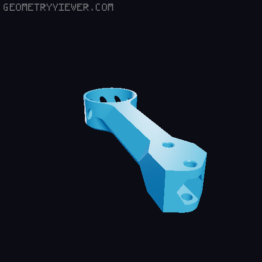 Nighthawk HD FPV (30mm Stack support) 3D model thumbnail