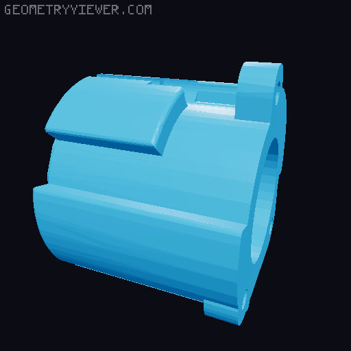 "Push Rod" Nerf Flywheel Blaster 3D model thumbnail