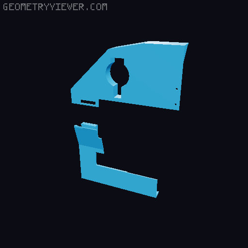 Dodge charger 2011-2022 engine dust cover  3D model thumbnail