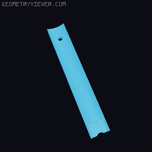CZ 457 AT-One Rail forend spacer 3D model thumbnail