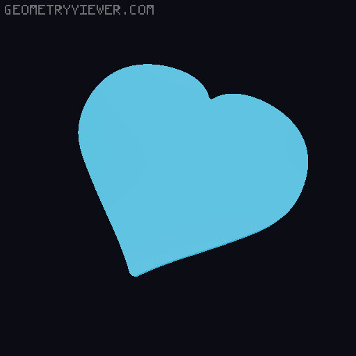 Heart-Container for Flexi-Rex 3D model thumbnail