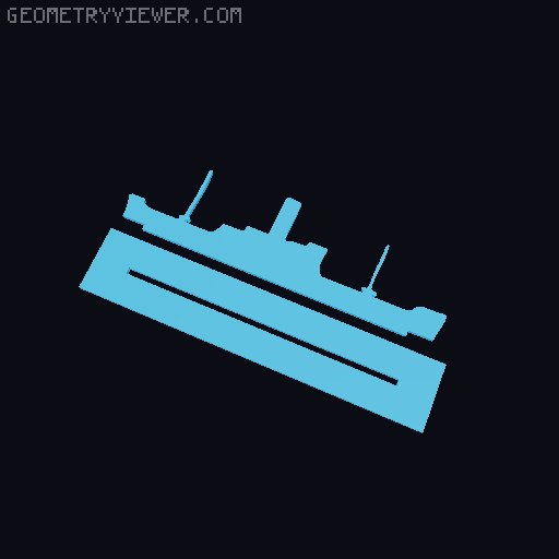 Torpedoes and Tides Standees and tools 3D model thumbnail