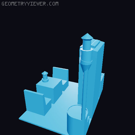 Shortline Bobber Caboose 3D model thumbnail
