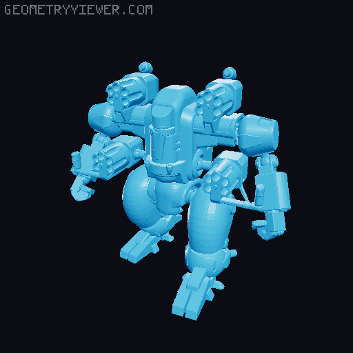 Mechs 3D model thumbnail