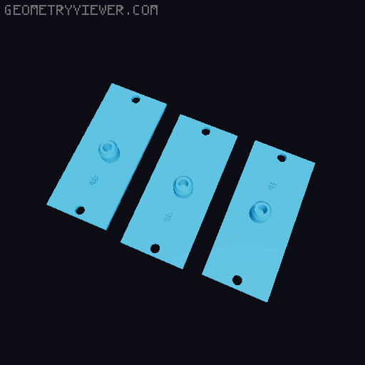 ExperiMental Rectangle Trumpet 15 3D model thumbnail