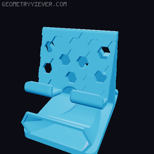 Phone Holder Speaker 3D model thumbnail