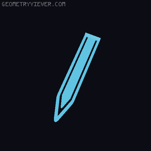 Modular bookmark 3D model thumbnail