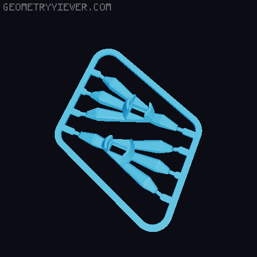 Dummy 13 Bird Feet 3D model thumbnail