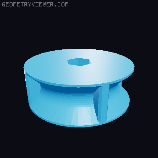 Seed Spreader 608 bearings 3D model thumbnail